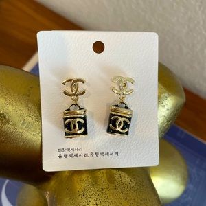 CC Vanity Bag Dangle Earrings E23